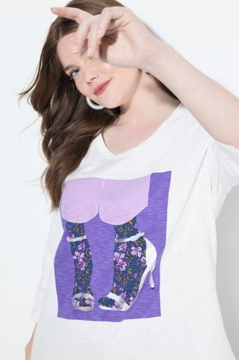 Plus size veliki brojevi Majica 3/4 rukava za punije