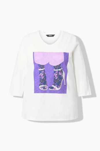 Plus size veliki brojevi Majica 3/4 rukava za punije