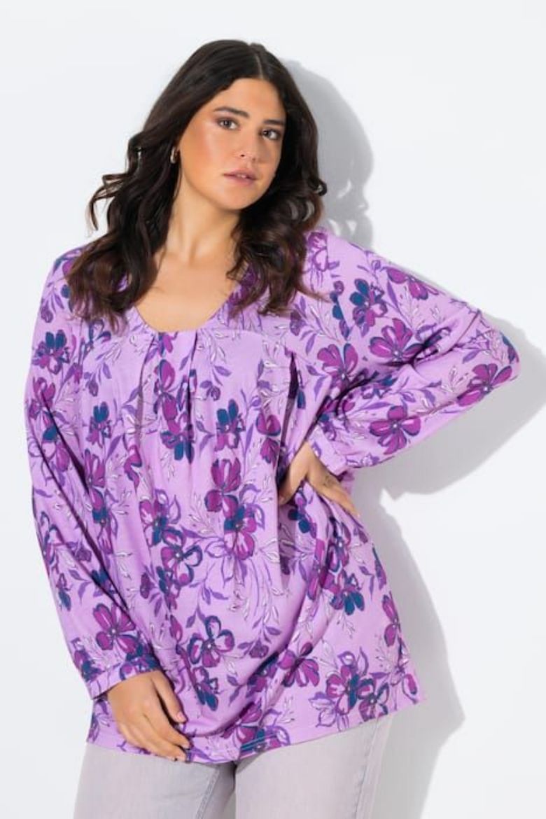 Plus size veliki brojevi Majica dugih rukava A kroja za punije