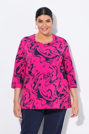 Plus size veliki brojevi Majica 3/4 rukava za punije