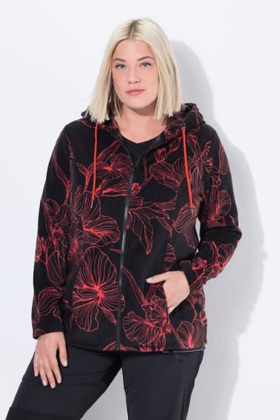 Veliki brojevi Majica dugih rukava s patentnim zatvaračem i kapuljačom moda za punije