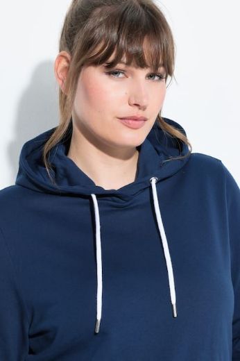 Plus size veliki brojevi Haljina dugih rukava s kapuljačom za punije