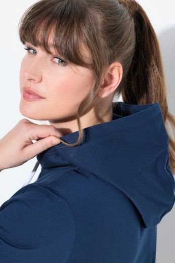 Plus size veliki brojevi Haljina dugih rukava s kapuljačom za punije
