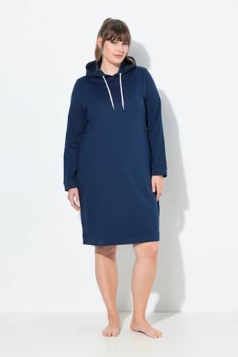 Plus size veliki brojevi Haljina dugih rukava s kapuljačom za punije