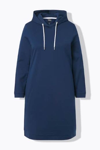 Plus size veliki brojevi Haljina dugih rukava s kapuljačom za punije
