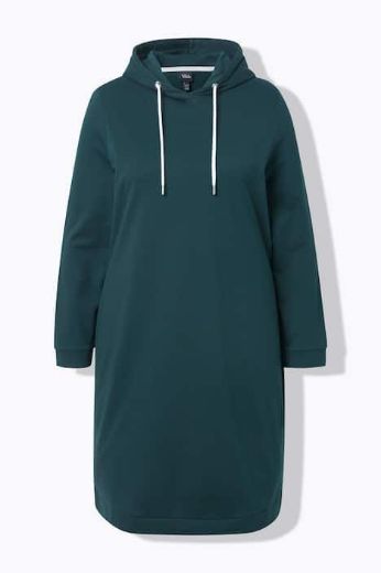 Plus size veliki brojevi Haljina dugih rukava s kapuljačom za punije