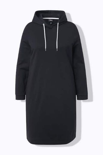 Plus size veliki brojevi Haljina dugih rukava s kapuljačom za punije