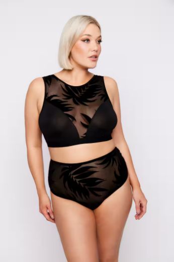 Plus size veliki brojevi Gaćice s motivom lišća za punije