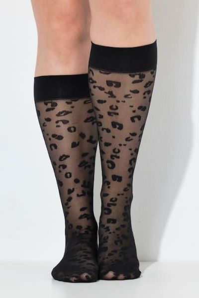 Veliki brojevi Čarape s leopard uzorkom moda za punije