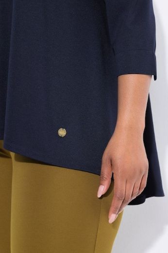 Plus size veliki brojevi Majica 3/4 rukava V ovratnika za punije