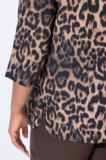 Plus size veliki brojevi Bluza 3/4 rukava V ovratnika za punije