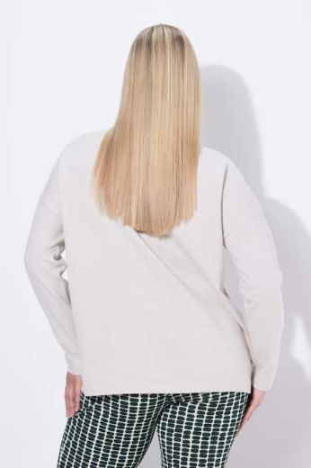 Plus size veliki brojevi Pulover dugih rukava šireg kroja za punije