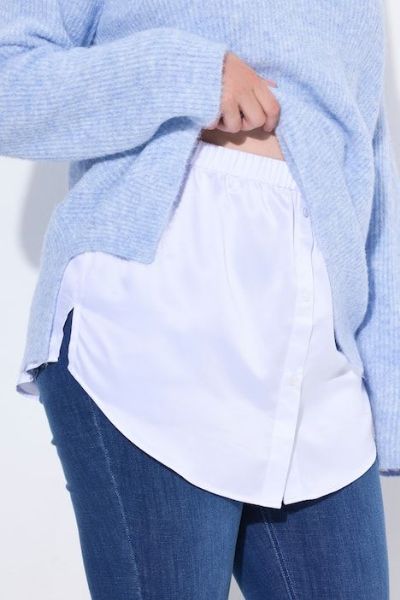 Veliki brojevi Produžetak za bluzu moda za punije