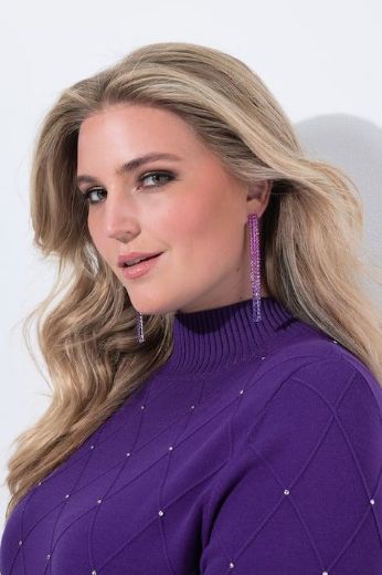 Plus size veliki brojevi Naušnice viseće za punije