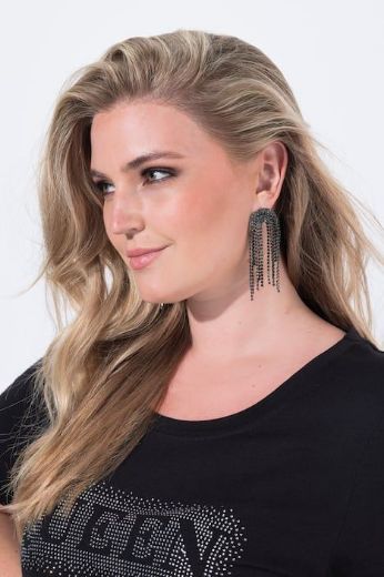 Plus size veliki brojevi Naušnice viseće za punije