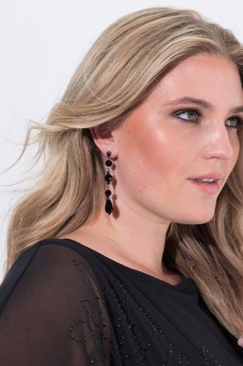 Plus size veliki brojevi Naušnice viseće za punije