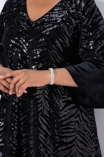 Plus size veliki brojevi Narukvica s cirkonima za punije
