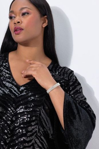 Plus size veliki brojevi Narukvica s cirkonima za punije