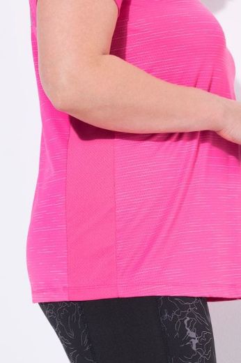 Plus size veliki brojevi Majica kratkih rukava V ovratnika za punije