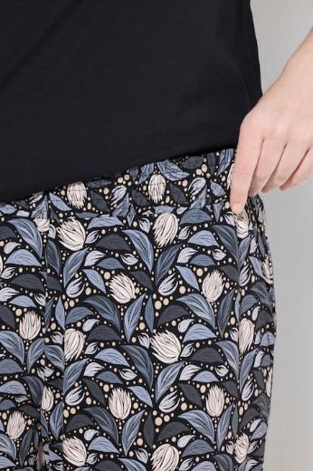 Plus size veliki brojevi Pidžama dvodijelna kratkih rukava i dugih nogavica za punije