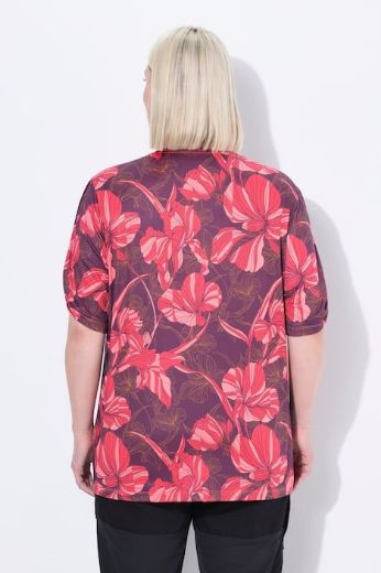 Plus size veliki brojevi Majica kratkih rukava V ovratnika za punije
