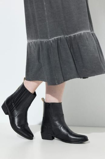 Plus size veliki brojevi Haljina midi V ovratnika za punije
