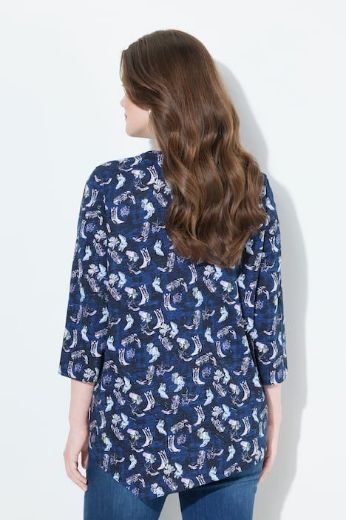 Plus size veliki brojevi Majica 3/4 rukava A kroja za punije