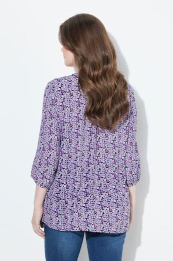 Plus size veliki brojevi Bluza 3/4 rukava A kroja za punije