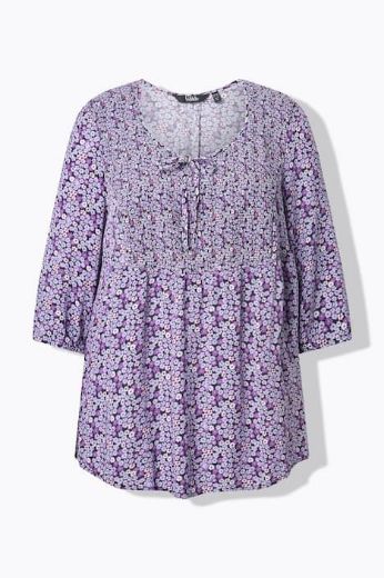 Plus size veliki brojevi Bluza 3/4 rukava A kroja za punije