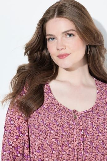 Plus size veliki brojevi Bluza 3/4 rukava A kroja za punije