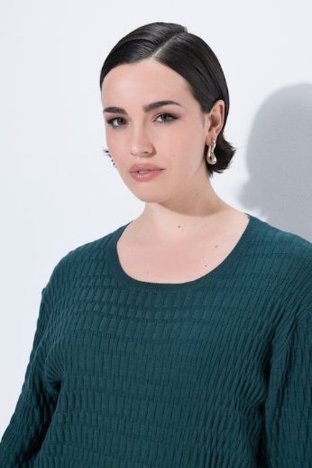 Plus size veliki brojevi Pulover polu rukava za punije