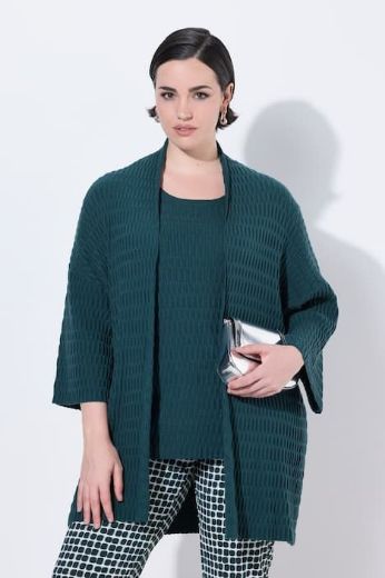 Plus size veliki brojevi Kardigan 3/4 rukava za punije