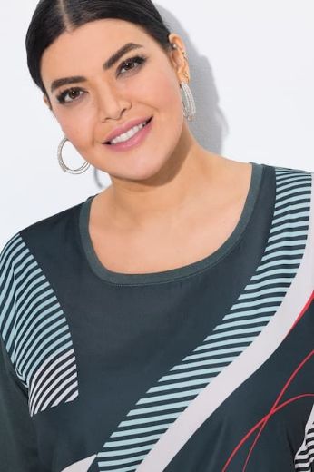 Plus size veliki brojevi Majica 3/4 rukava za punije