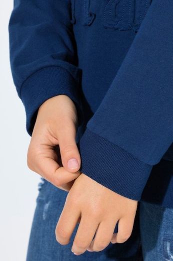 Plus size veliki brojevi Majica dugih rukava s kapuljačom za punije