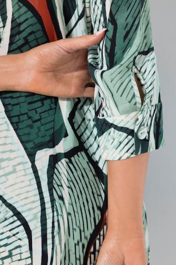 Plus size veliki brojevi Tunika 3/4 rukava A kroja za punije