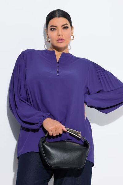 Veliki brojevi Bluza dugih rukava moda za punije