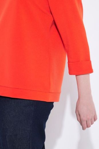 Plus size veliki brojevi Majica 3/4 rukava V ovratnika za punije