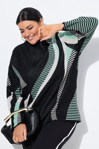 Plus size veliki brojevi Pulover dugih rukava šireg kroja za punije