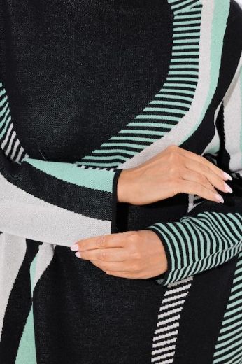 Plus size veliki brojevi Pulover dugih rukava šireg kroja za punije