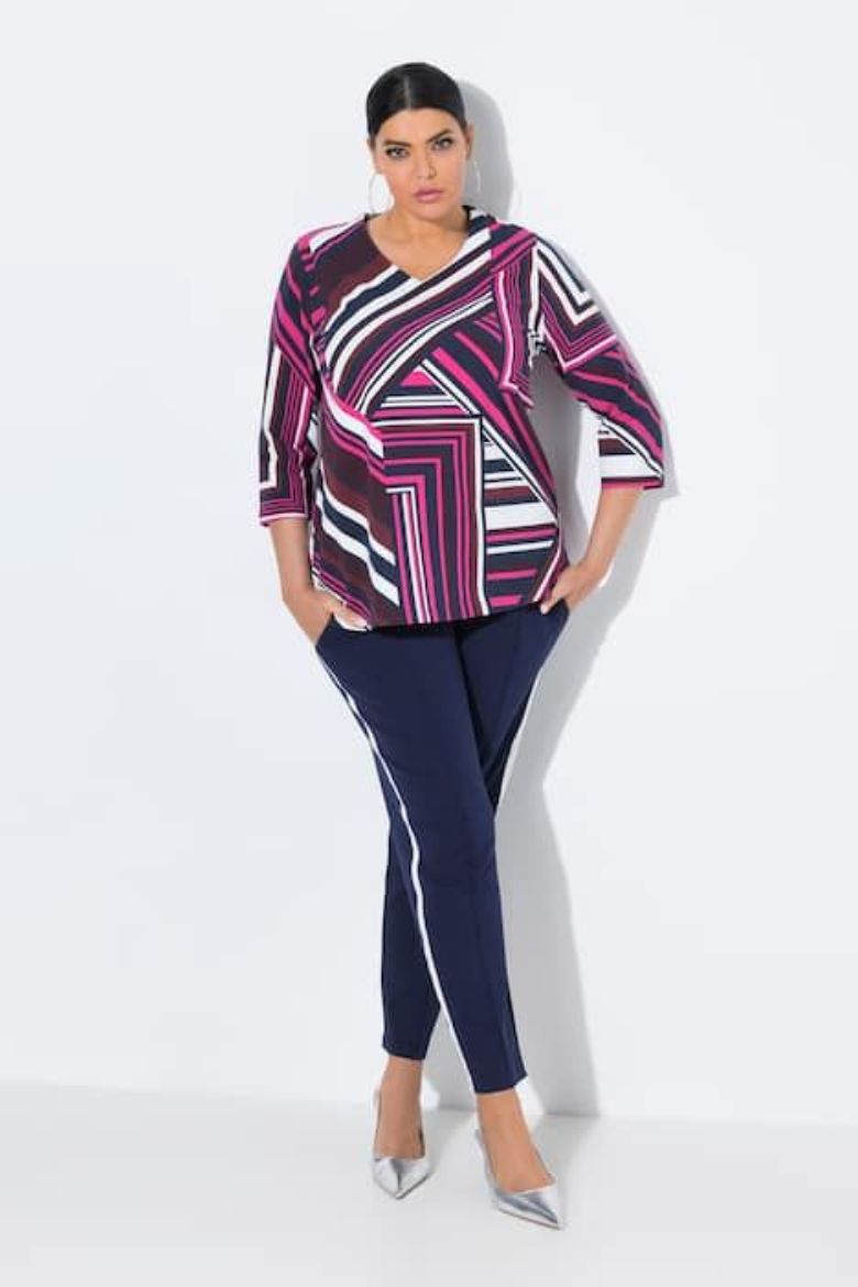 Plus size veliki brojevi Hlače elastičnog struka za punije