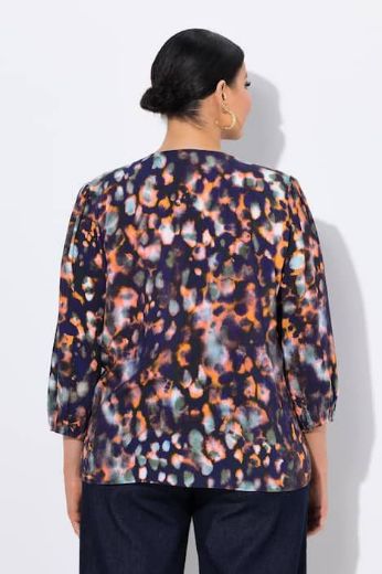 Plus size veliki brojevi Bluza 3/4 rukava V ovratnika za punije