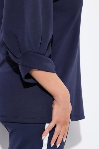 Plus size veliki brojevi Majica 3/4 rukava okruglog ovratnika za punije