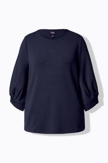 Plus size veliki brojevi Majica 3/4 rukava okruglog ovratnika za punije