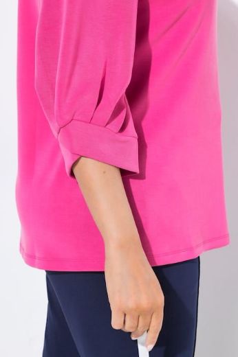 Plus size veliki brojevi Majica 3/4 rukava okruglog ovratnika za punije