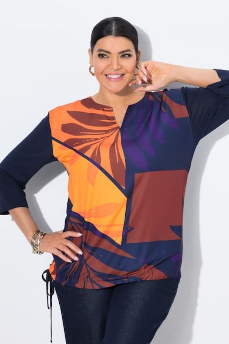 Plus size veliki brojevi Majica 3/4 rukava za punije