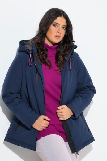 Plus size veliki brojevi Jakna funkcionalna s kapuljačom za punije