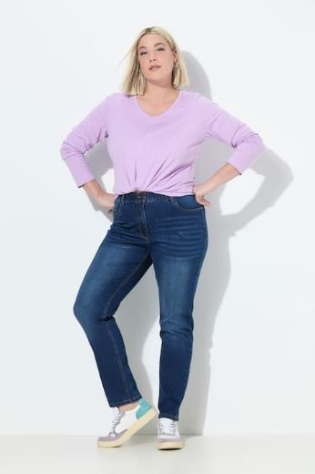 Plus size veliki brojevi Traperice uskih nogavica za punije