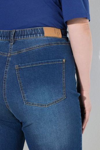 Plus size veliki brojevi Traperice povišenog struka za punije