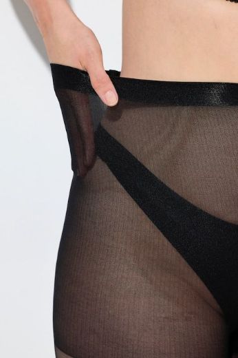 Plus size veliki brojevi Najlonke s motivom srca za punije