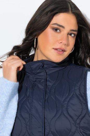 Plus size veliki brojevi Prsluk prošiveni dužeg kroja za punije
